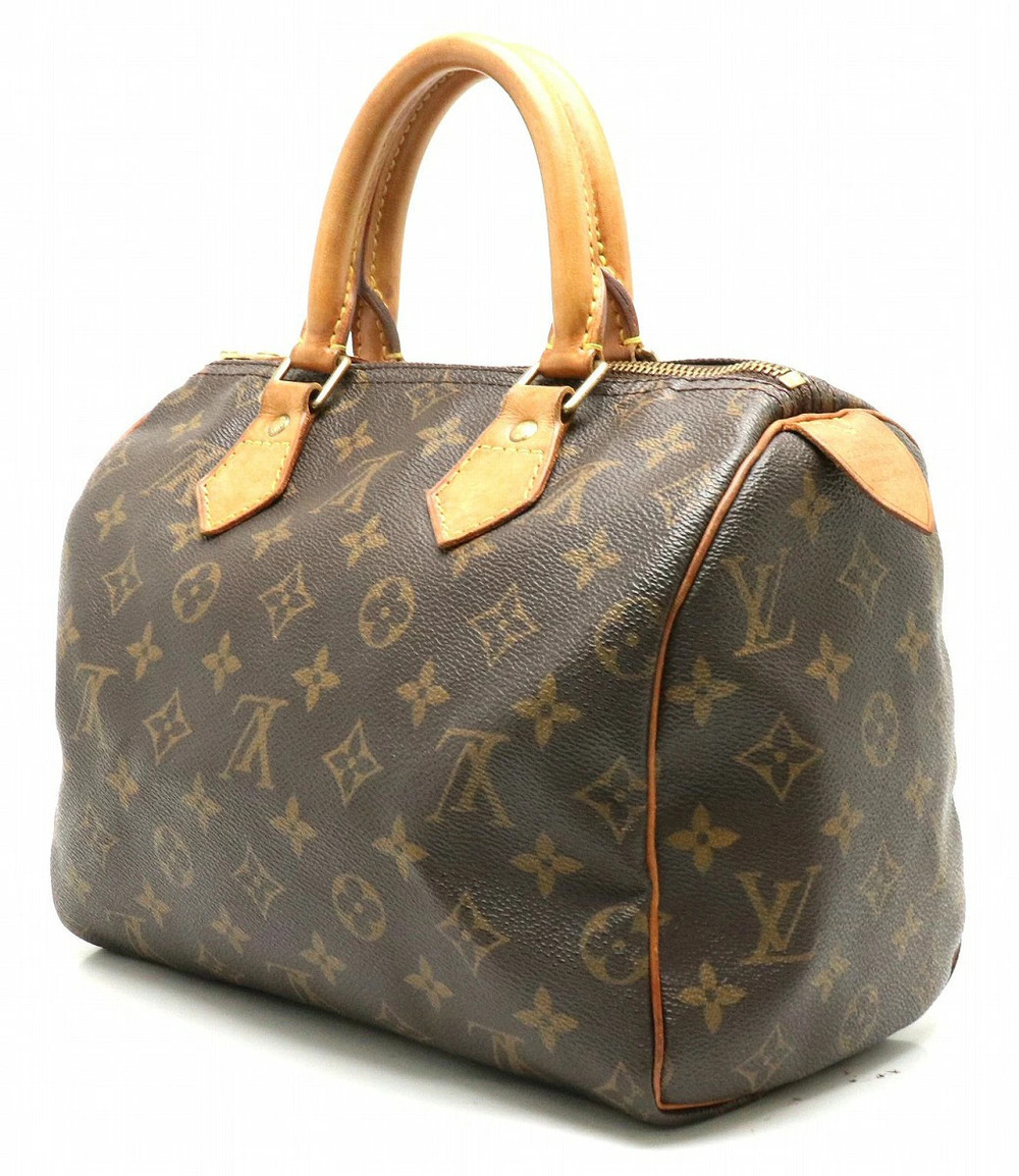 Louis Vuitton Speedy Handbag Bag Boston Monogram Brown